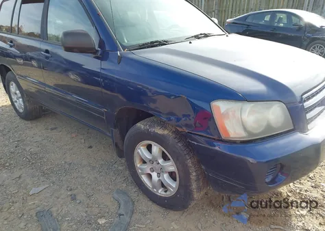 2003 Toyota Highlander из США, поврежденный, VIN JTEGD21A330047562